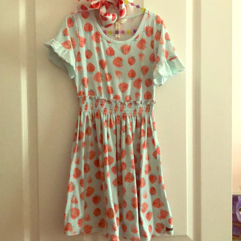 Matilda Jane Dress and M2M bow